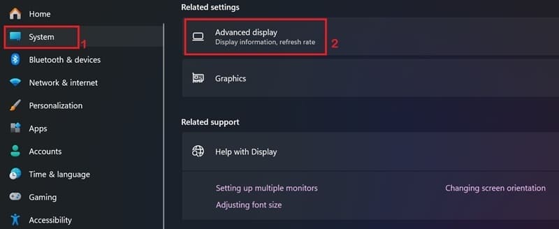 Cách bật Dynamic Refresh Rate