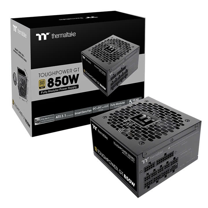 Nguồn Máy Tính Thermaltake TOUGHPOWER GT 850W 80 PLUS GOLD