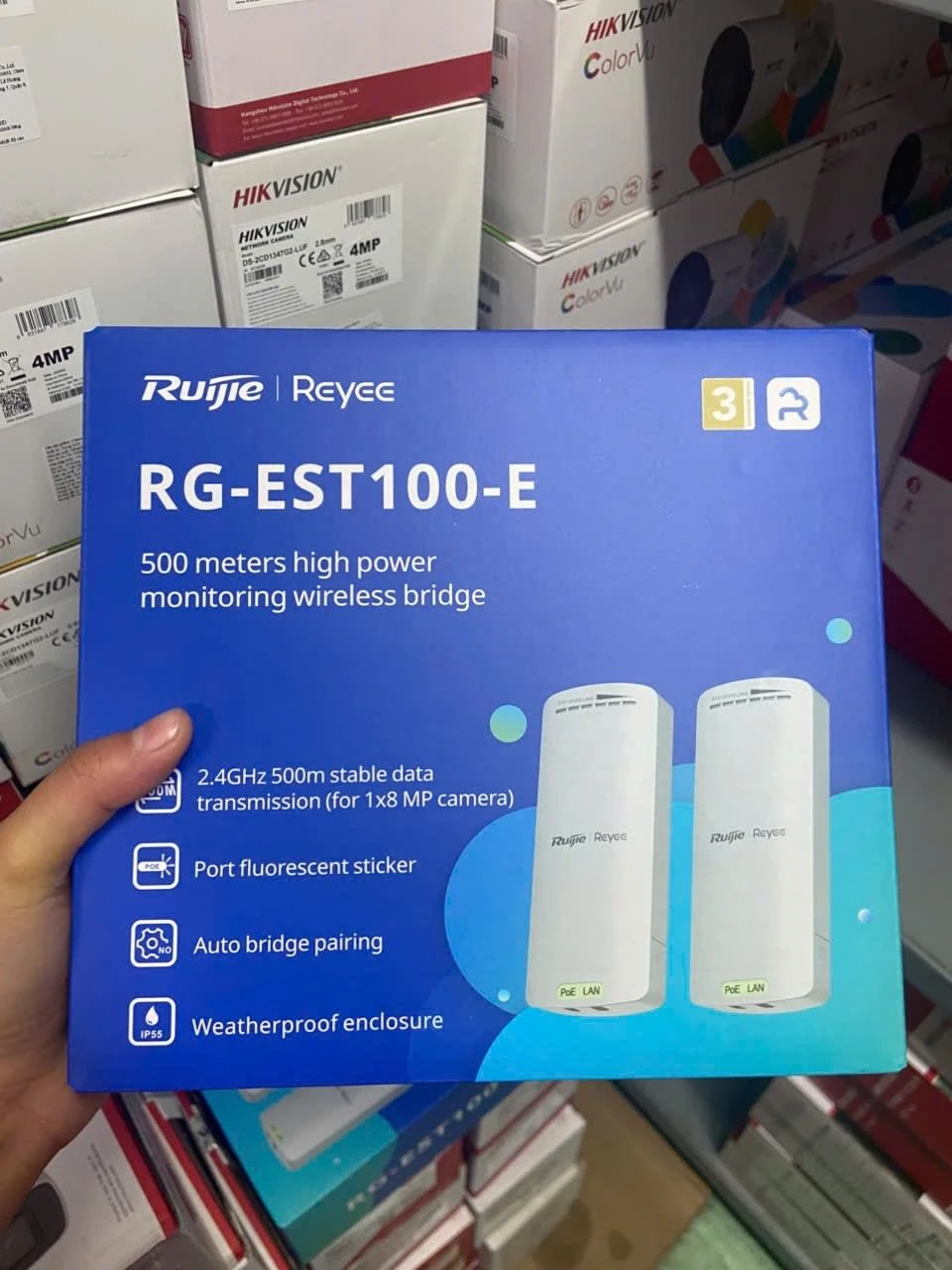 Bộ bắn điểm Wifi ngoài trời Ruijie Reyee RG-EST100-E giá rẻ tại Buôn Ma thuột