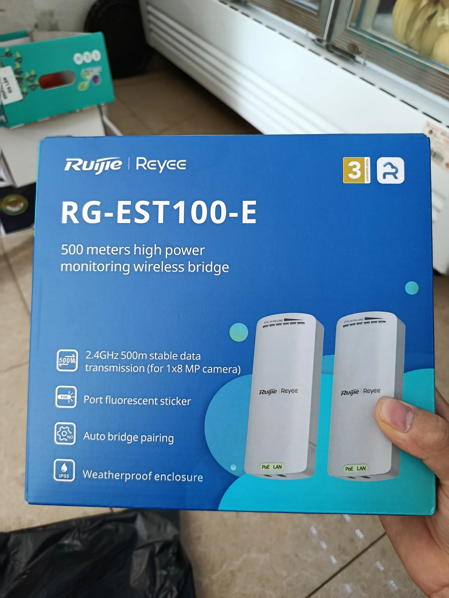 Bộ bắn điểm Wifi ngoài trời Ruijie Reyee RG-EST100-E giá rẻ tại Buôn Ma thuột