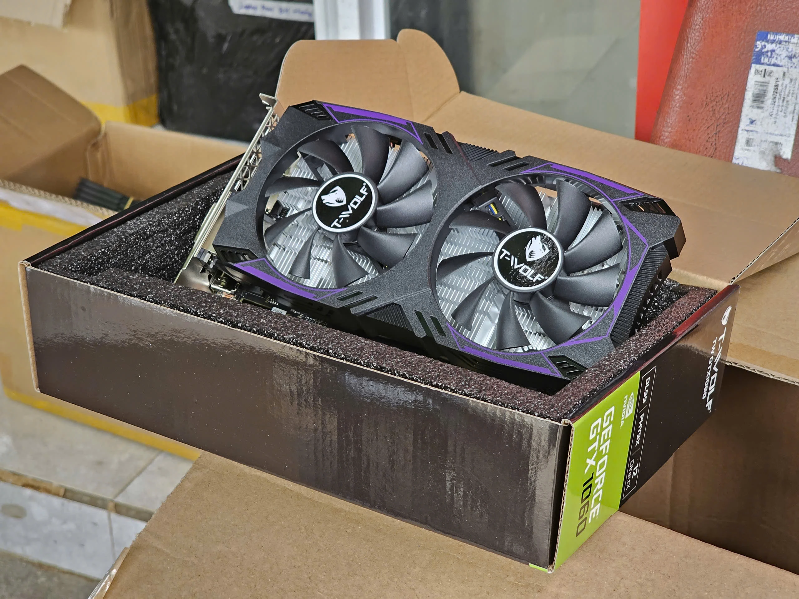 Card Màn Hình T-WOLF GTX 1060 6GB GDDR5 – Lựa Chọn Tối Ưu Cho Game Thủ Phổ Thông